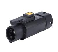 Tbest To Type 1 Charging Adapter 32A 7kW High Efficiency Stable Safe Electric Car for and EVs ABS Material Compact Design