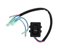 Tbest Trim Tilt Switch Rocker Style Power Replacement for Mariner Force Outboard Motors 30 300 40 120 Premium ABS Metal Material