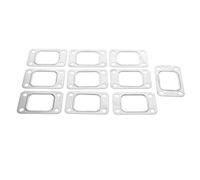 Tbest Turbine Gasket Turbo Flange 10pcs Stainless Steel Supercharge Kit Professional Fit for T2 T25 T28 GT25 GT28 GT2876