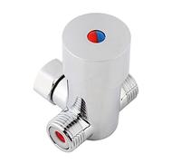 Tbest Under Sink Thermosta G12 Hot Cold Water Mixing Valve Mixer Temperature Control For Automatic Faucet water temperature control vae bm feed mixer shower c mixing for bidet 1/2 hot an