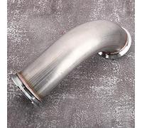 Tbest Universal 3inch 90 Degree V Band Clamp Flange Stainless Steel Downpipe with Short Leg High Performance Pipe Replacement for Automotive Enhancement