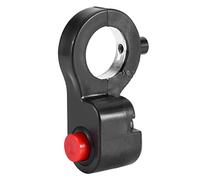Tbest Universal 7/8" Handlebar Motorcycle Horn Starter Switch with 0.7M Cable Ergonomic Red Button For Bikes, Atvs, And Motorcycles Rugged Black And Red Design