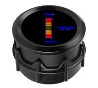 Tbest Universal Air Fuel Ratio Gauge Blue LED Indicator Meter 52mm Dia Auto Instrument High Response Accuracy Racing Look for 12V Car with Narrowband O2 Sensor