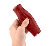 Tbest Universal Bike Vintage Classic Handlebar Hand Grips Rubber Non Slip Soft Surface Comfortable Driving Safety Long Service Life for Cafe Racer Bobber Clubman Custom Black White (Coffee)