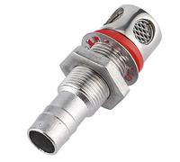 Tbest Universal Boat Fuel Tank Vent Stainless Steel Hardware Flush Mount 5 / 8in Hose Marine Grade Durable Resistant for Ships Yachts (Straight)
