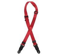 Tbest Universal Camera Strap Adjustable Shoulder Belt Wide Comfortable Durable Secure for Mirrorless DSLR Black Red Silver Green Brown Gray (Red)
