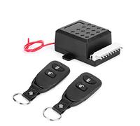 Tbest Universal Car Central Alarm System Remote Control Anti Theft Key Locking Kit Reliable Security Protection Dual Flash Lights Long Distance Trunk Opening For All Automobiles 12V