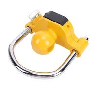 Tbest Universal Coupler Lock, Heavy Duty Design | Metal construction, Weather resistant, Adjustable for various couplers, Bright yellow color for high visibility