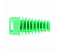 Tbest Universal Motorcycle ATV Exhaust Silencer Plug Rubber Muffler Pipe Bung Wash for 2 Stroke 4 Dirt Bike Quad Storage Protection Blue Green Orange Yellow Lime Black 10cm 3.9inch 1pc (green)