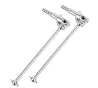 Tbest Universal RC Drive Shaft for HSP 1/10 Car CNC Metal (Silver)