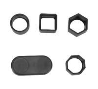 Tbest Variety Pack for All Needs Billiards Chalk Holder Set,Portable Professional Silent with for Belt or Pocket Hexagonal Octagonal Rectangular Round