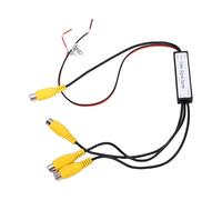 Tbest Video Intelligent Switcher Plug and Play Car Converter 1 Input 3 Output Channel for SUVs Trucks LCD DVD Player Universal Fit