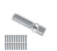 Tbest Wheel Stud Conversion Lug Stud Bolts M12x1.5 50mm 32mm Heat Treated Black Zinc Plated with Precision Threads for X3 X5 (M14*1.5-M12*1.)