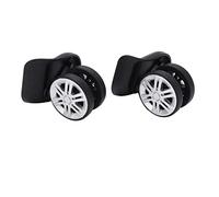 Tbest Wheels for Suitcase, 1 Pair A65 Mute Swivel Luggage Caster Wheels
