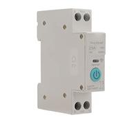 Tbest WiFi Smart Relay Switch Module Safe Mystical/Fantasy Retardant DIN35 Rail Cycle Timing for Intelligent Home Control - Red Copper/White, 1 X Smart Switch Breaker [remote Control] (25A)