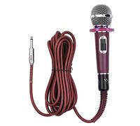 Tbest Wired Microphone, Dynamic Microphone Wired 4.5m/15ft Cable 6.35mm Plug For Music Singing Karaoke Stage Live Performance