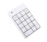 Tbest Wireless Numeric Keypad, Notebook Computer And Accessories,2.4Ghz Wireless Usb Numeric Keypad Numpad Number 18 Keys Laptop Pc New White (White)