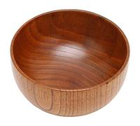 Tbest Wood Noodle Bowl, Smooth Finish and Rustic Grain | Japanese design, ideal for soups, beautiful grain patterns, multi-purpose use, sturdy material