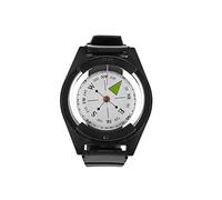 Tbest Wrist Compass Outdoor Mini Lightweight Wristwatch Mini Compass ABS Compass Rubber Watchband Tool Accessory Replacement for Cam, Hiking, Cycling, Hunting