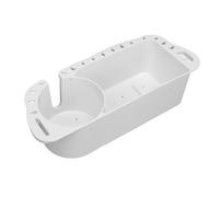 Tbest Yacht Functional Storage Boxes ABS Plastic Convenient Multifunctional Fishing Tackle Organizer Versatile Tool for Boats and Yachts Durable (White)