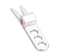 Tbest Zinc Alloy Divot Repair Tool Efficient Turf Maintenance Accessory Zinc Alloy Divot Pivot Soccer Green Fork (Silver)