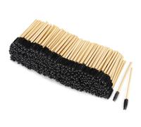 Tbestmax 500 Disposable Mascara Wands Eyelash Brush Spoolies for Eye Lash Extension Eyebrow Bamboo Stick Brown