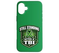 TBI Awareness Brain Injury Support Still Standing Survivor Case for iPhone 16 Plus