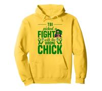 TBI Awareness Women Girls Survivor Traumatic Brain Injury Pullover Hoodie