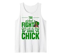 TBI Awareness Women Girls Survivor Traumatic Brain Injury Tank Top