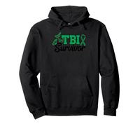 TBI Survivor TBI Warrior Traumatic Brain Injury Awareness Pullover Hoodie