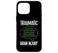 TBI Traumatic Brain Injury Case for iPhone 16 Pro Max