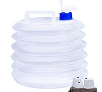 TBIBINWP Water Container, 3L/5L/10L/15L Collapsible Water Carrier with Tap, Folding Water Bucket, BPA-Free, Portable Water Tank, Perfect for Hiking Camping BBQ Picnic Outdoor Use (15L)