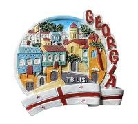 Tbilisi Georgia Refrigerator Magnet Travel Souvenir 3D Fridge Decoration Magnetic Sticker Craft Collection