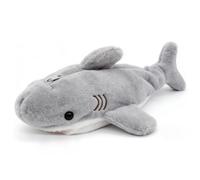 Tbintul Pencil Case, Grey Shark Pencil Case, Cute Animal Pencil Case, Zipper Stationery Pouch 24*10*10cm