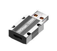 Tbkoeudhg Type-C to USB Adapter 120W Fast Charge Converter 10Gbps Fast Data Transfer Notebook Charging Converter Head