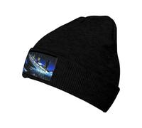 TBMAQ Titanic-Movie-Knit Beanie for Men Slouchy Soft Lightweight Leonardo-Dicaprio Fisherman Beanie Stretchy Warm Daily Cuffed Winter Hats, Unisex Comfortable Beanie Gifts