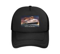 TBMAQ Titanic-Movie-Mesh Baseball Cap Summer Breathable Sport Leonardo-Dicaprio Hats for Mens Snapback Trucker dad Hats Adjustable classcal 3D Print caps Unisex Gift