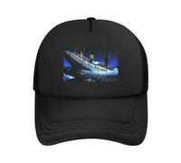 TBMAQ Titanic-Movie-Mesh Baseball Cap Summer Breathable Sport Leonardo-Dicaprio Hats for Mens Snapback Trucker dad Hats Adjustable classcal 3D Print caps Unisex Gift