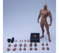 [Tbmodel] Romankey X COWL 1/12 Figure, Super Movable Male Body Head, Full Set, Cosplay Action (Black Skin)