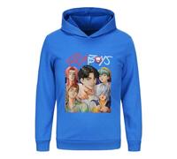 TBNRFrags Boys' Fashion Pullover Hoodies Long Sleeve Sweatshirt Hood Kpop Demon Hunter Kids Saja Rumi Zoey Jumper Streetwear (UK, Age, 11 Years, 12 Years, Regular, Blue)