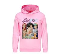 TBNRFrags Boys' Fashion Pullover Hoodies Long Sleeve Sweatshirt Hood Kpop Demon Hunter Kids Saja Rumi Zoey Jumper Streetwear (UK, Age, 11 Years, 12 Years, Regular, Pink)