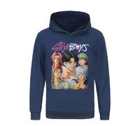 TBNRFrags Boys' Fashion Pullover Hoodies Long Sleeve Sweatshirt Hood Kpop Demon Hunter Kids Saja Rumi Zoey Jumper Streetwear (UK, Age, 5 Years, 6 Years, Regular, Navy)