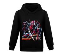 TBNRFrags Boys Hoodies Cotton Sweatshirt Kids Long Sleeve Tops Jumper Pullover Sweatshirt Cartoon Sport Graphic Hoody (UK, Age, 5 Years, 6 Years, Regular, Black)