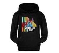 TBNRFrags Boys' Hoodies Gorilla Tag 3D Hooded Sweatshirt Kids Long Sleeve Top Cartoon Pullover with Pocket Graphics Sweatshirt (UK, Age, 9 Years, 10 Years, Regular, Black)