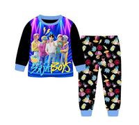 TBNRFrags Boys Pajamas Set Kpop Demon Hunters Pyjamas Saja Boys Long Sleeve Pjs Party Pajamas Cartoon Sleepwear for Kids (UK, Age, 6 Years, 7 Years, Regular, Black)