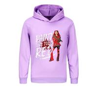 TBNRFrags Girls' Descendants 4 Rise Red Chloe Hoodie Kids Cotton Casual Hooded Long Sleeve Pullover Sweatshirt (UK, Age, 11 Years, 12 Years, Regular, Purple)
