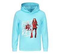 TBNRFrags Girls' Descendants 4 Rise Red Chloe Hoodie Kids Cotton Casual Hooded Long Sleeve Pullover Sweatshirt (UK, Age, 5 Years, 6 Years, Regular, Sky)