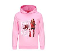 TBNRFrags Girls' Descendants 4 Rise Red Chloe Hoodie Kids Cotton Casual Hooded Long Sleeve Pullover Sweatshirt (UK, Age, 7 Years, 8 Years, Regular, Pink)