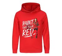 TBNRFrags Girls' Descendants 4 Rise Red Chloe Hoodie Kids Cotton Casual Hooded Long Sleeve Pullover Sweatshirt (UK, Age, 7 Years, 8 Years, Regular, Red)