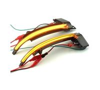 Tbobavff Dynamic Turn Signal Light LED For A4/S4 A5/S5 A6/S6 A8/S8 Q3/SQ3 A3 RS3 2008-2011 RS4 RS5 2011-2016 LED Dynamic Turn Light Mirror Indicator Light(Yellow-B8)